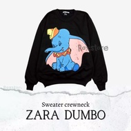 Dumbo sweater wanita best seller / Crewneck zara dumbo / sweater Dumbo / sweater wanita / crewneck wanita / switer wanita / sweter wanita / cn wanita / dumbo / Disney / jaket wanita / jaket keren wanita / fashion wanita / atasan wanita / pakaian wanita