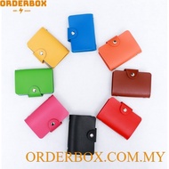 Fashion Card Holder Simple Multi-card Small Card Package 6 Slots Untuk Simpan Kad Public Gold 1 Gram