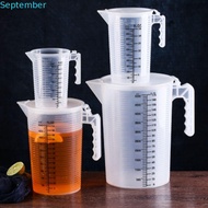 SEPTEMBER Measuring Cup Large-capacity Transparent Baking Accessories With Lid Coffee Shop Science K