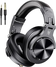 OneOdio A71 Headphones Wired 40mm Driver Monitor Headphones Over Ear 6.35 & 3.5mm Jack Sealed for Mu