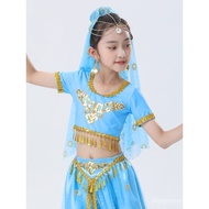 Children's Veil Belly Dance Face Veil Hanfu Face Covering Western Jade Rabbit Princess Veil Dance He