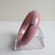 [ 廣緣-手鐲 ] (2) A貨  紅紋石(菱錳礦)手鐲 " 手圍18 # "   **可議價**