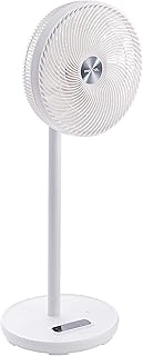 Mistral MHV912R Mimica Series High Velocity Stand Fan with Remote Control, 12", White