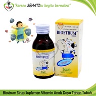 Biostrum Syrup Vitamin Suplemen Meningkatkan Daya Tahan Tubuh Anak