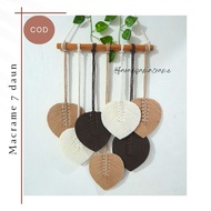 Macrame Mini Leaf 7 Leaves