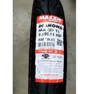 TAYAR EGO SCOOTER 80/90-14 TYRE MAXXIS#Tayar Maxxis #80/90-14#Ego #Scooter