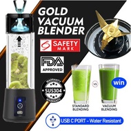 🥇Krafter - Gen 4s Vacuum Blender 6D Vortex Blade Gold Titanium /  Fruit Juicer/ Portable Blender