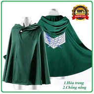 Cosplay Cloak Anime Attack on Titan - Summer Hot Sunscreen, Jacket