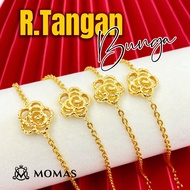 Rantai Tangan Bunga  Emas 916 Original Gelang Emas 916 Tulen Rantai Tangan Emas 916 Bajet Murah Emas