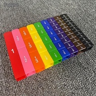 Tooyful Plastic Rainbow Fraction Blocks Cubes Math Manipulative Homeschool Set of 51