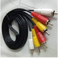 GMA Affordabox Jack Audio Jack 3x3 DVD Jack RCA JACK Tv to DVD Jack DVD to TV Jack 1.5m