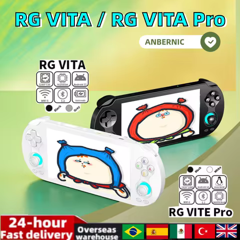 ANBERNIC RG VITA/ RG VITA Pro Handheld Game Console Android 64 Bit Large-angle 3D Hall Joystick 5000