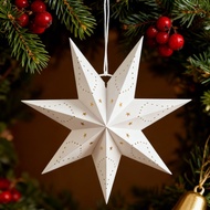 Paper Star Lantern Christmas Paper Stars Lantern 7 Points Paper Star Lantern Hanging 3D Christmas Pa