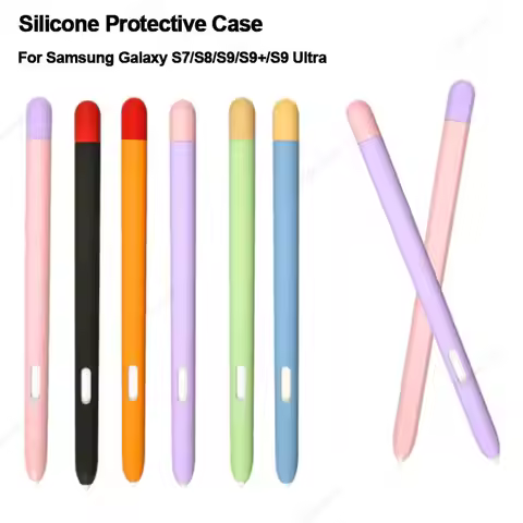 Silicone Tablet Stylus Pencil Case For Samsung Galaxy S7 S8 S9 Plus Ultra Cover Screen Touch Pen Pro