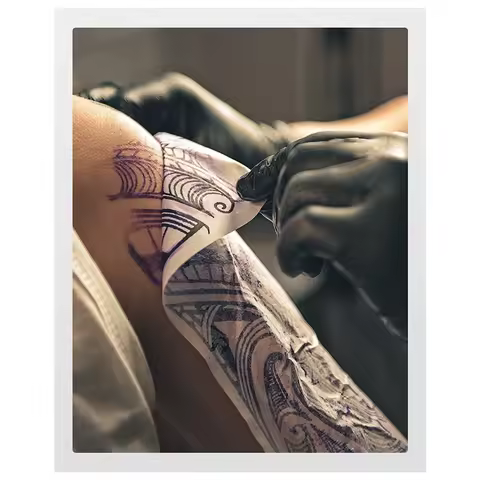 J1UL1N Tattoo Transfer Paper, 50 Sheets Tattoo Stencil Paper For Tattooing, Compatible With M08F Pri