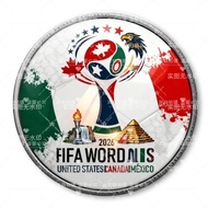 2026 US-Mexico-Canada World Cup Stadium Fridge Magnet Commemorative Badge Gift 5.8cm