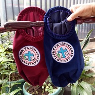 Custom Collection Offering Bag Embroidered Large Jumbo Church Logo Catholic Christian Wooden Handle