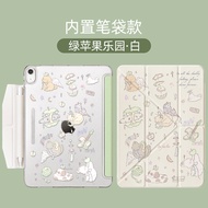 เคส iPad แบบบางและน้ำหนักเบาพร้อมกระเป๋าปากกา Apple สำหรับ Air6 Pro11 นิ้ว Air5/4 แบบด้าน ป้องกันการ