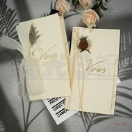 [Wedding Fresh] Vow Card Marriage Advanced Vow Book Groom Bride Simple One Pair Saying Farewell Conf