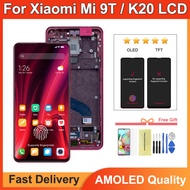 6.39" OLED LCD Replacement Screen Display Touch Digitizer Frame Kit for XiaoMi Mi 9T Redmi K20 pro K