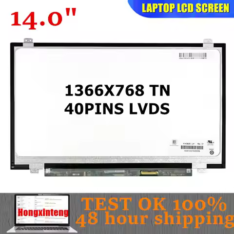 N140BGE-L41,L42,LB2 B140XW02 V1 V2 N140B06-L06 LP140WH2 LTN140AT20 14.0INCH SLIM 40PINS HD Laptop LC