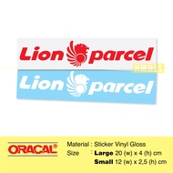 Lion Parcel Sticker, Lion Parcel Logo, Motorcycle Sticker, Car Sticker