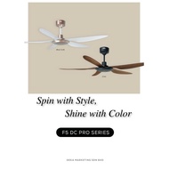 Deka F5 DC PRO LED Ceiling Fan 56" 46" DC Motor 20 Speed (10F+10R) 5 Year Warranty