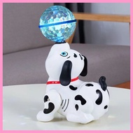 Dalmatian Dog Toy and Magic Ball, Dancing Robot Dog, 360 Degree Rotation for Children