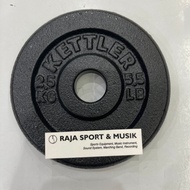 KETTLER 2.5 KG KG BARBELL - WEIGHT BARBEL - CAST IRON WEIGHT PLATE