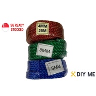 [SG] Nylon Rope PE Rope 160g (2.5mm/3mm/4mm/5mm/6mm7mm/8mm)