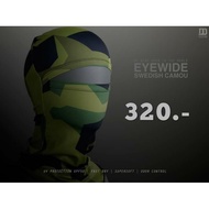 Dr. Jones Balaclava Eyewide UV Camo Green (Head Cover)