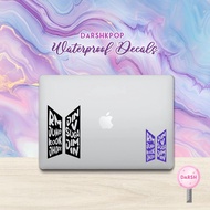 Kpop OT7 Names Waterproof Decal Vinyl Stickers