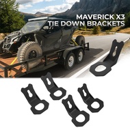 4pc KEMIMOTO Maverick X3 Tie Down Brackets Hooks for Can Am Maverick X3 MAX RS DS RR Turbo 2017 2018