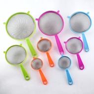 IS - COLORED PLASTIC FLOUR TEA STRAINER - COFFEE STRAINER - FLOUR STRAINER - PLASTIC STRAINER - MULT