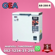 Chest Freezer Gea Ab 208 R Kulkas Box 200 Liter Original
