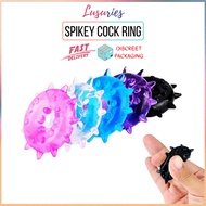 Lusuries Spiky Cock Ring Sex Toy For Men Strong and Firm Hold Long Lasting for Erection Delay Assorted Color
