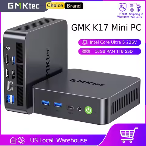 Core Intel® Core™ Ultra 5 GMKtec Nucbox K17 Mini Pc Intel ® Core ™ Ultra 5 226V Windows 11 Pro 2.5g 