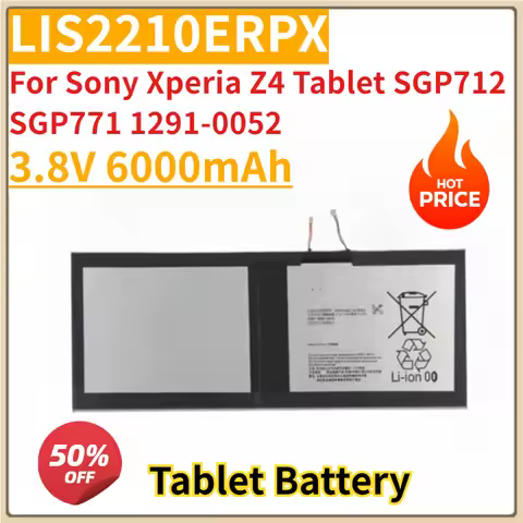 New Replacement Tablet Battery LIS2210ERPX 3.8V 6000mAh LIS2210ERPX for Sony Xperia Z4 SGP712 SGP771