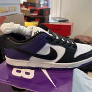 NK SB Dunk Low “Court Purple” White/Court Purple-Black BQ6817-500 2021 New Sports Sneakers Shoes