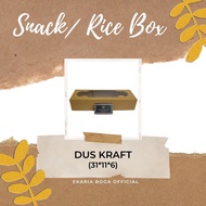Snack BOX | Cake BOX | Cake Box | Tart Box | Kraft Box 31X11X6 Contents 5