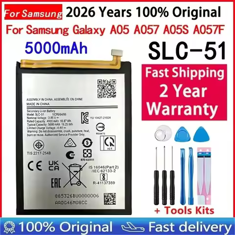 High Quality Battery SLC-51 For Samsung Galaxy A05 A057 A05S A057F mobile phone Batteries 5000mAh SL