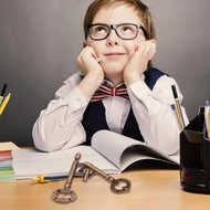 Intelligent Lock Toy Brain Tester Development Alloy Ring Puzzle Iq Thinking Puzzle Key Test Key Q8