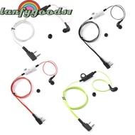 LANFYGOODS1 Earpiece, ABS Two Way Radio Earphone PTT Mic, 2 Way 2 Pin Walkie Talkie Earphones for Ke