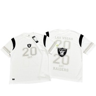Authentic NFL Las Vegas Raiders Jersey T-Shirt Unisex White Oversized Streetwear
