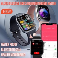 【HOT】Intelligent Non-Invasive Blood Glucose Uric Acid Monitoring Watch/Cardiac Blood Glucose High En