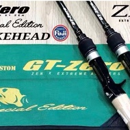ZEN GT-ZERO SNAKEHEAD SPECIAL EDITIONFACTORY CUSTOM BAITCASTING (BC) FISHING ROD / ZAGAN ZEN GT ZERO