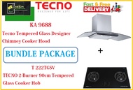 TECNO HOOD AND HOB BUNDLE PACKAGE FOR ( KA 9688 &amp; T 222TGSV ) / FREE EXPRESS DELIVERY