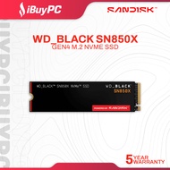 WD_BLACK SN850X 1TB PCIe Gen4 NVMe SSD Without Heatsink
