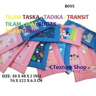 TILAM LIPAT TASKA TADIKA BOLEH BASUH / TILAM TRAVEL/ TOTO KANAK-KANAK TASKA 3-6 TAHUN/ COMFORTER BOY