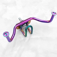 Titanium Motorcycle Hanger with 3 Stainless Steel Hooks - Free U-shaped Hook - Vario Vision Mount